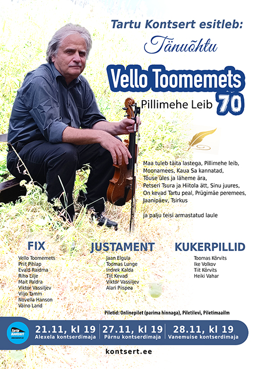 Vello Toomemets 70