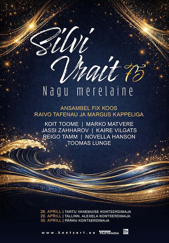 Suur gaalakontsert - Silvi Vrait 75 “Nagu merelaine”