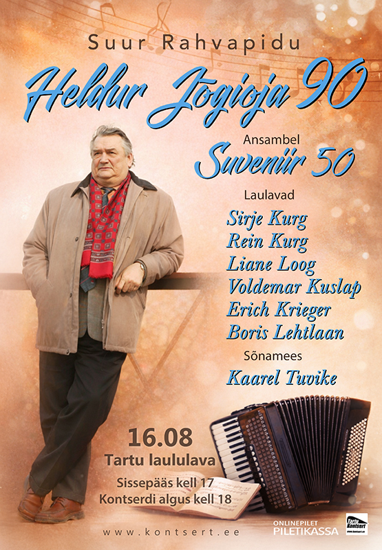 Heldur Jõgioja 90 ja ansambel Suveniir 50 “Suur rahvapidu”