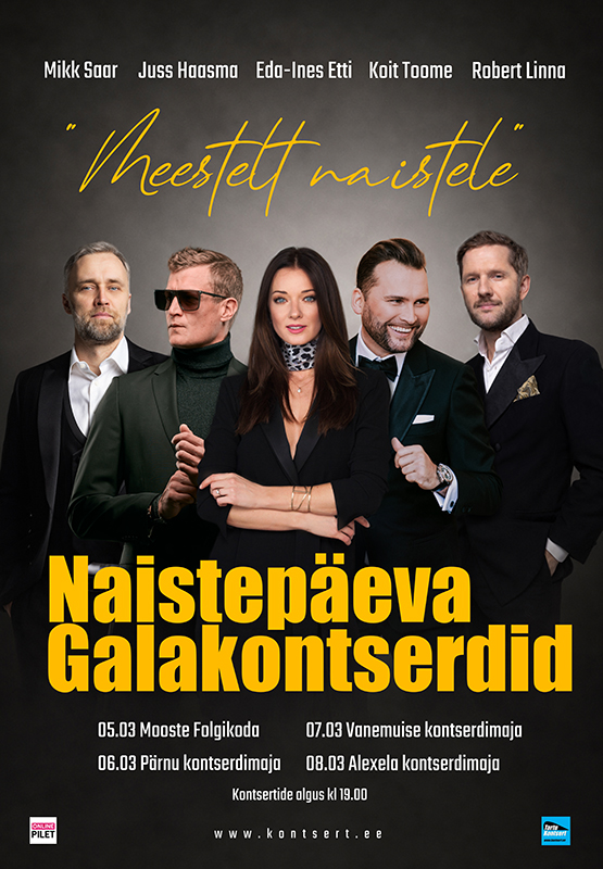 Naistepäeva galakontserdid „Meestelt naistele“