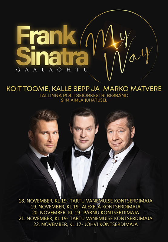 Frank Sinatra gaalaõhtu “My Way”